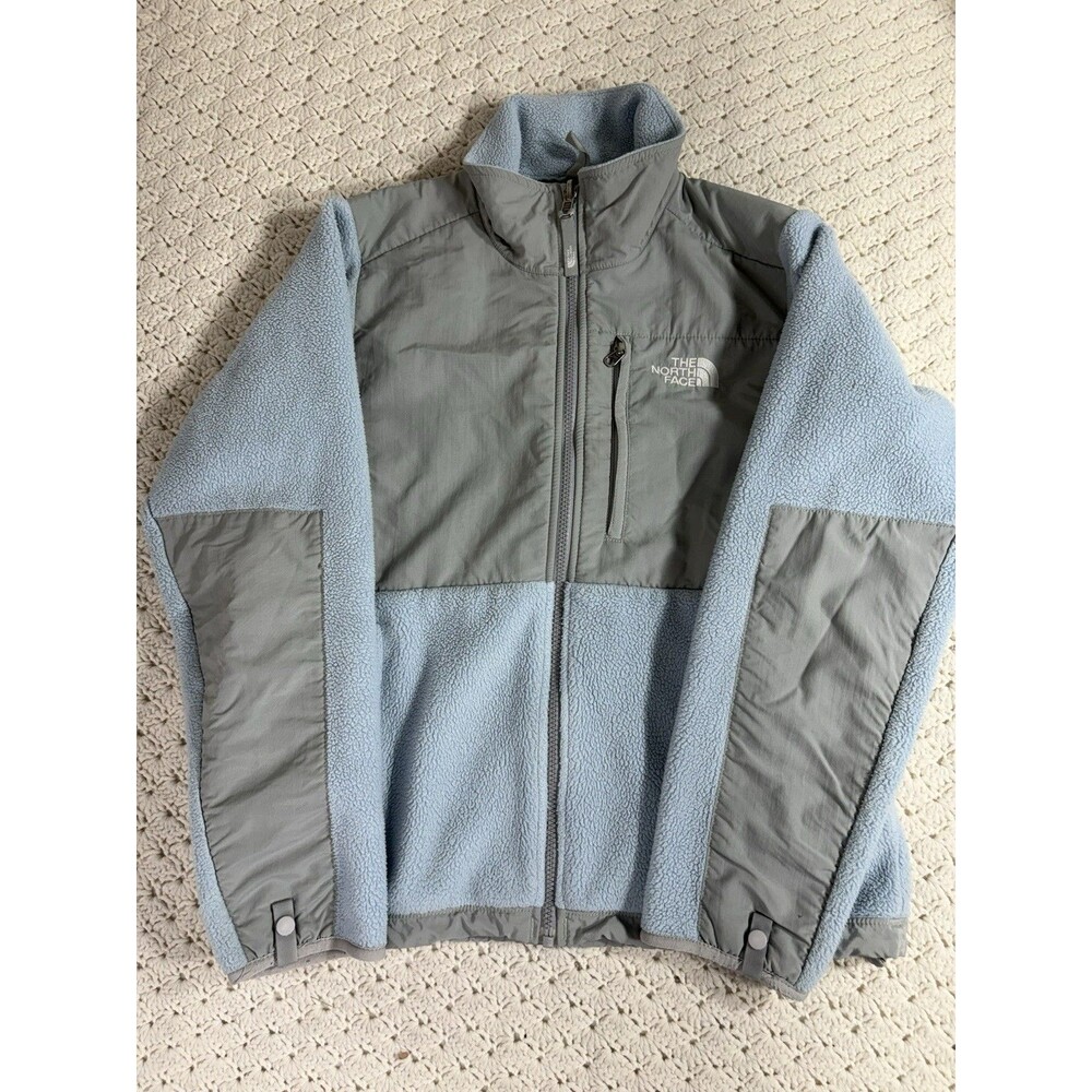 The North Face Denali Fleece Jacket Women’s Size S Light Gray Polartec Full Zip